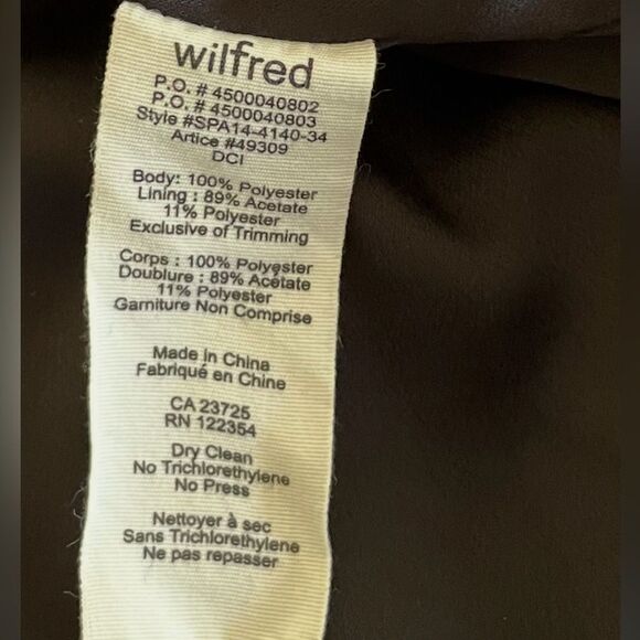 Aritzia Wilfred Black Vest - Picture 4 of 8